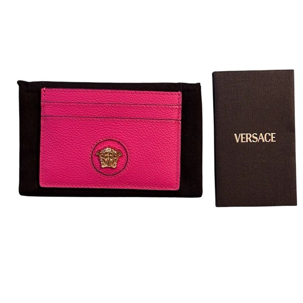 Versace Authentic Leather Medusa Card Holder - Picture 10 of 10